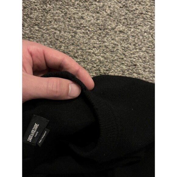 Zadig & Voltaire Miss Flash Lightning Bolt Sweater Wool/Cashmere Size Medium - Picture 9 of 10